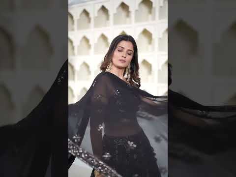 Black Sequins Embroidered Lehenga – Party & Wedding Set