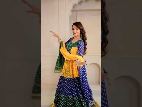 Multicolor Traditional Bandhani Print Lehenga – Faux Georgette Navratri Wear