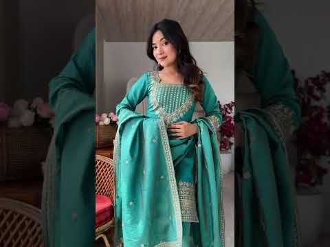 Rama Blue Heavy NC Vichitra Suit
