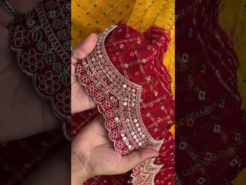 Yellow Printed Butti with Sequins Coding Cutwork Border Saree – Soft Viscose Georgette