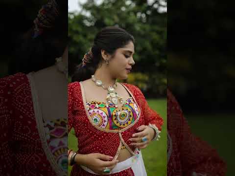 White Orange Pure Rayon Cotton Lehenga