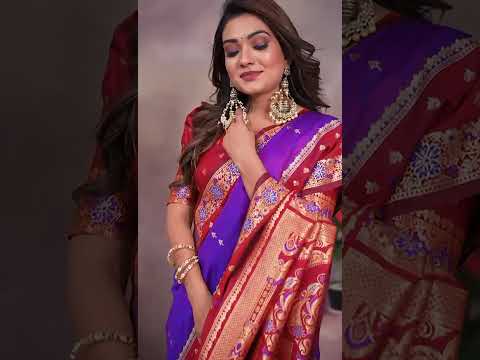 Soft Purple Kalamkari Silk Saree