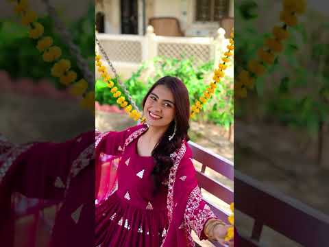 Dark Pink Faux Georgette Suit