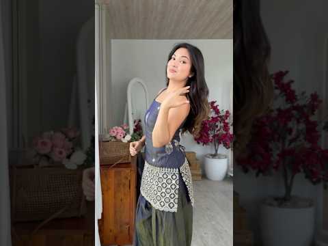 Black Sequins Embroidered Suit – Sleeveless Farshi Shalwar Set