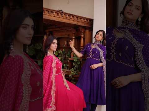Purple Mul Chanderi Suit