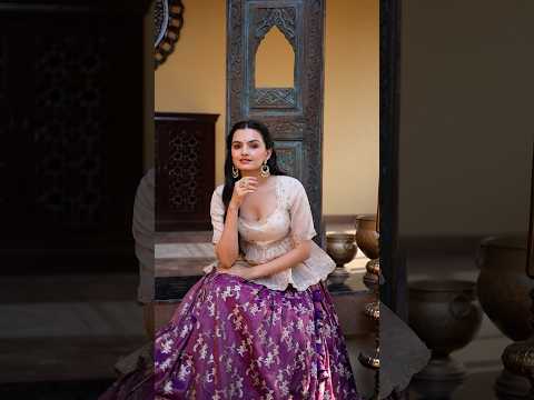 Olive Green Pure Viscose Lehenga