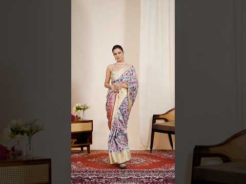 Yellowish Beige Soft Lichi Silk Saree