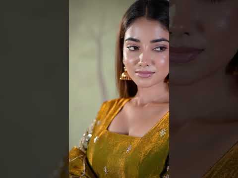 Gold Embroidered Codding Suit – Anarkali Silk Blend