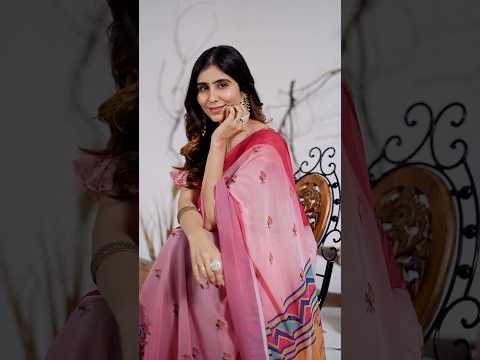 Pink Digital Floral Print Soft Georgette Saree – Peacock Pallu Festive Wear