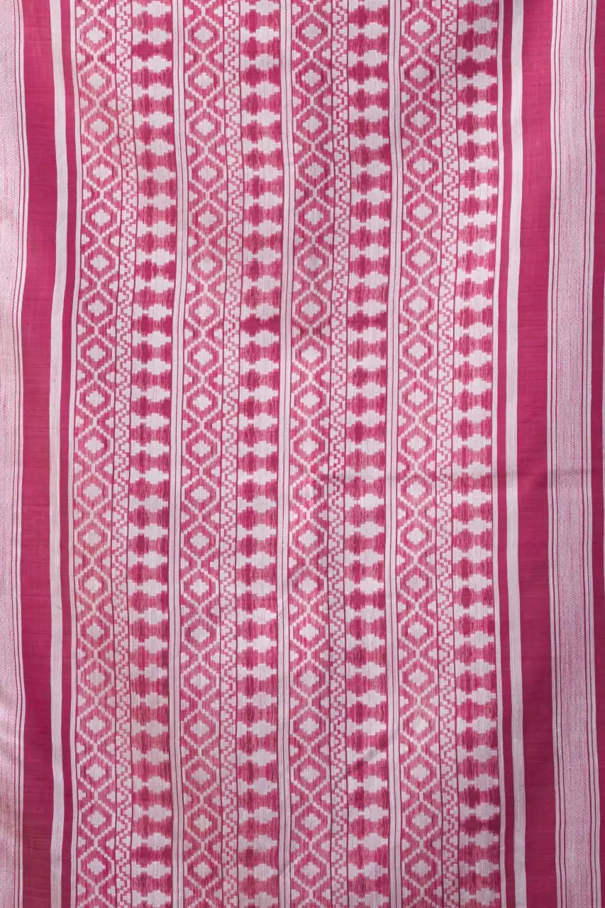 Quartz Pink Jacquard Weaving Saree – Full Length View KS365