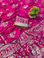 Rani Kalyanja saree with running blouse piece